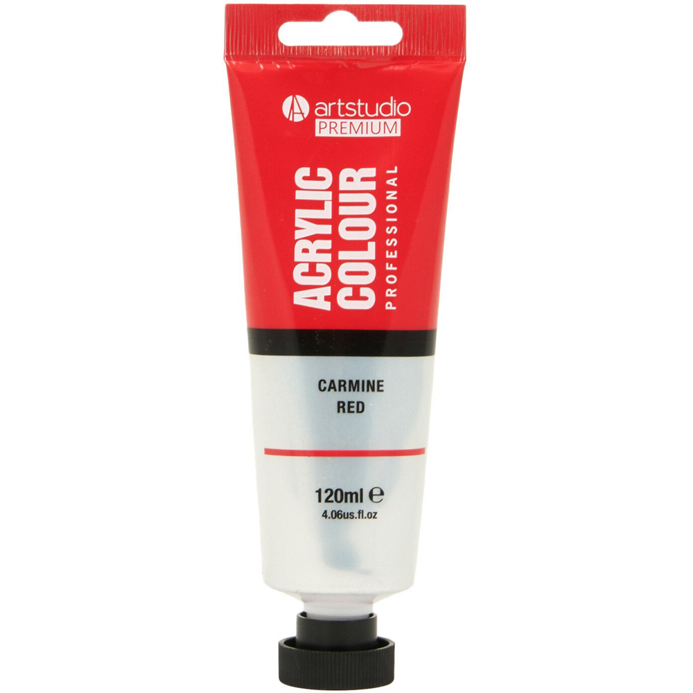 Art Studio Premium Acrylic Paint Carmine Red Image