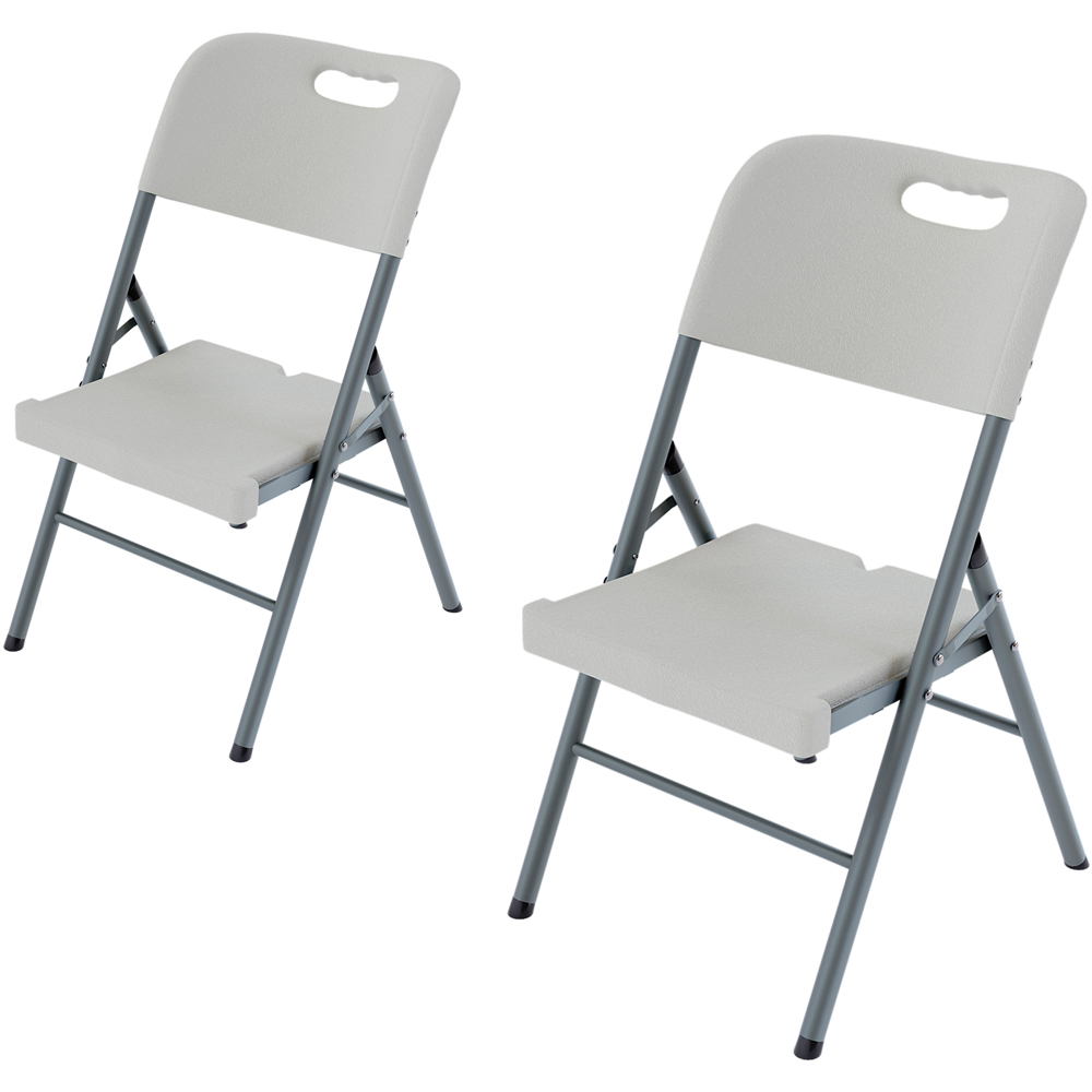 Vida Designs Set of 2 Folding Garden Chair Image 2