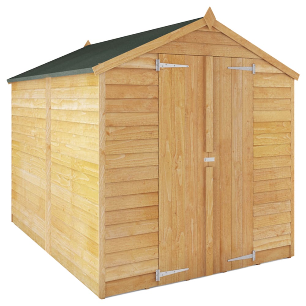 Mercia 8 x 6ft Double Door Overlap Apex Shed Image 1