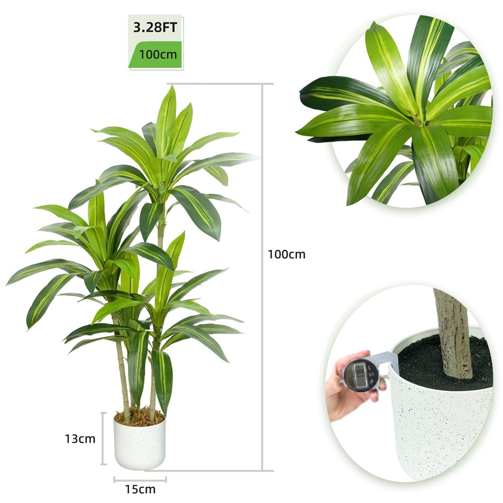 Agave Tree Indoor Artificial Plant 100cm Image 7