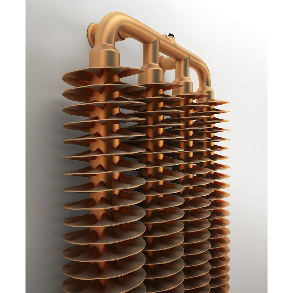 Terma Ribbon 2974BTU Bright Copper Radiator 1720 x 390mm Image 5