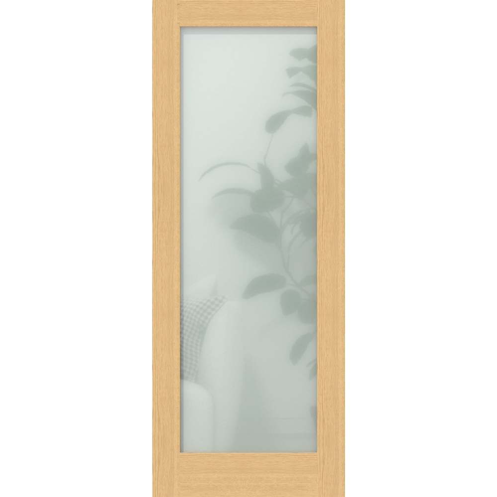 Green & Taylor Oak Shaker 1 Lite Frosted Glass Prefinished Internal Door 1981 x 573mm Image