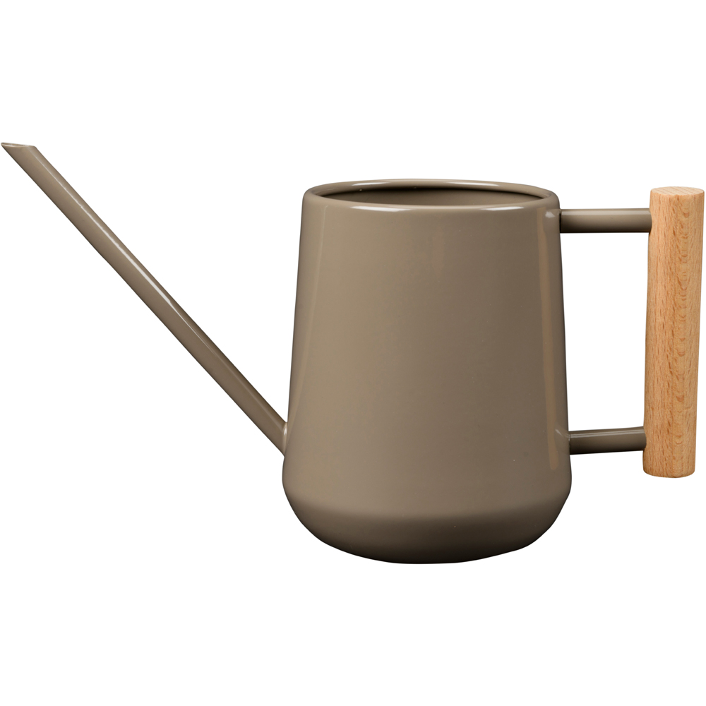 Burgon & Ball Truffle Steel Indoor Watering Can with Beech Wood Handle 700ml Image 3