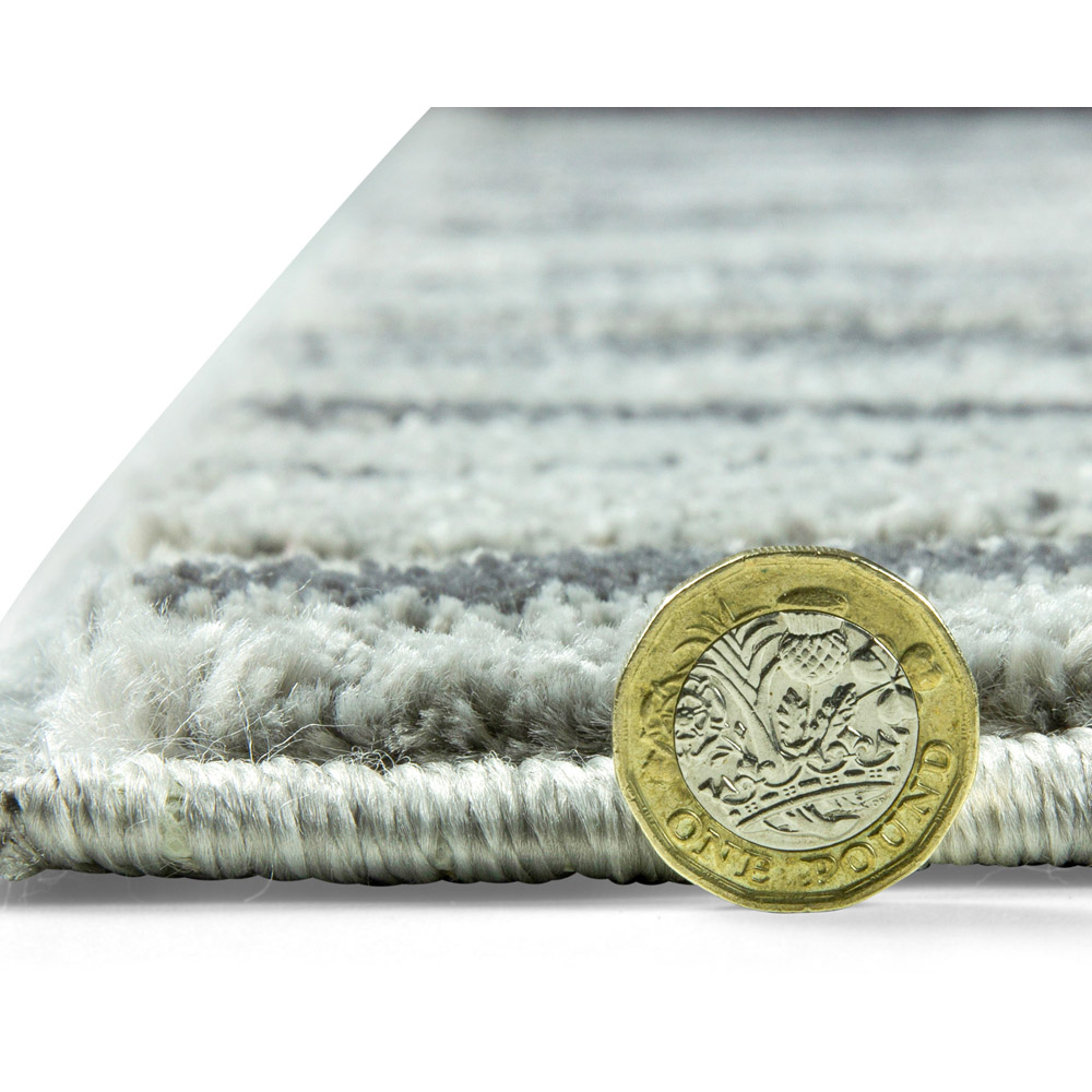 Eselle Rhythm Willow Grey Rug 120 x 170cm Image 3