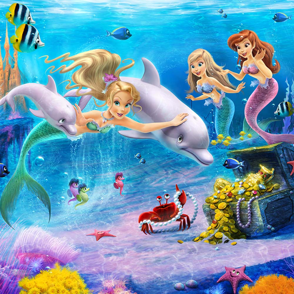Walltastic Magical Mermaids Wall Mural Image 2