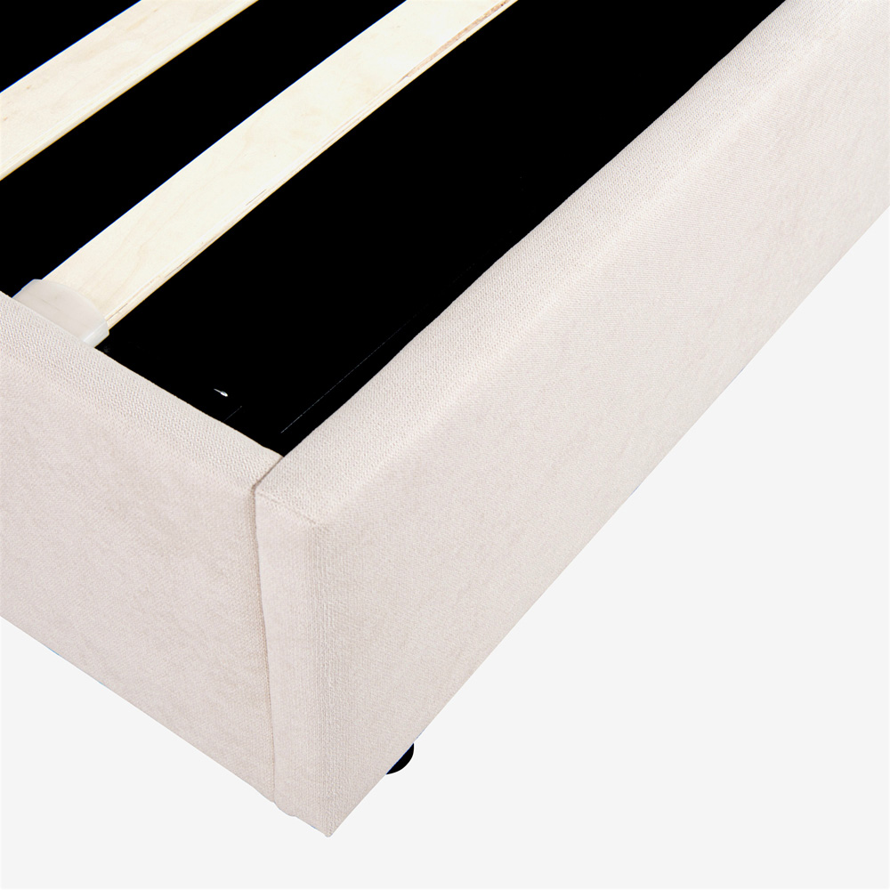 Wilmslow Double Natural Ottoman Bed Image 6