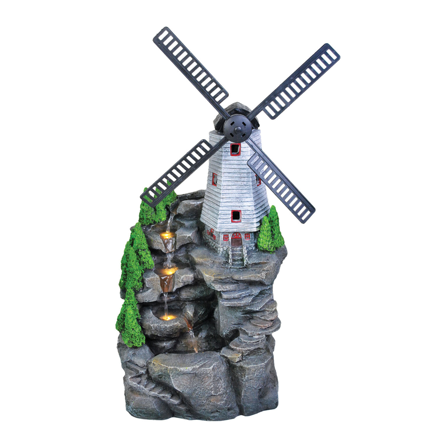 Windmill Solar Water Feature Image