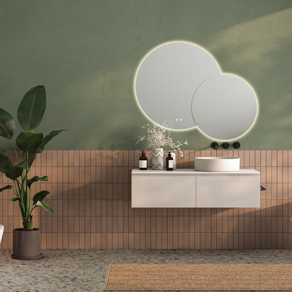 Sorrelis Elara Tunable LED Frameless Mirror 90 x 120cm Image 2