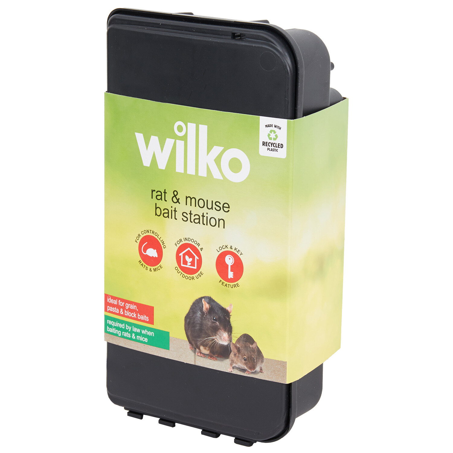 Rat and Mouse Bait Station - Black Image 2