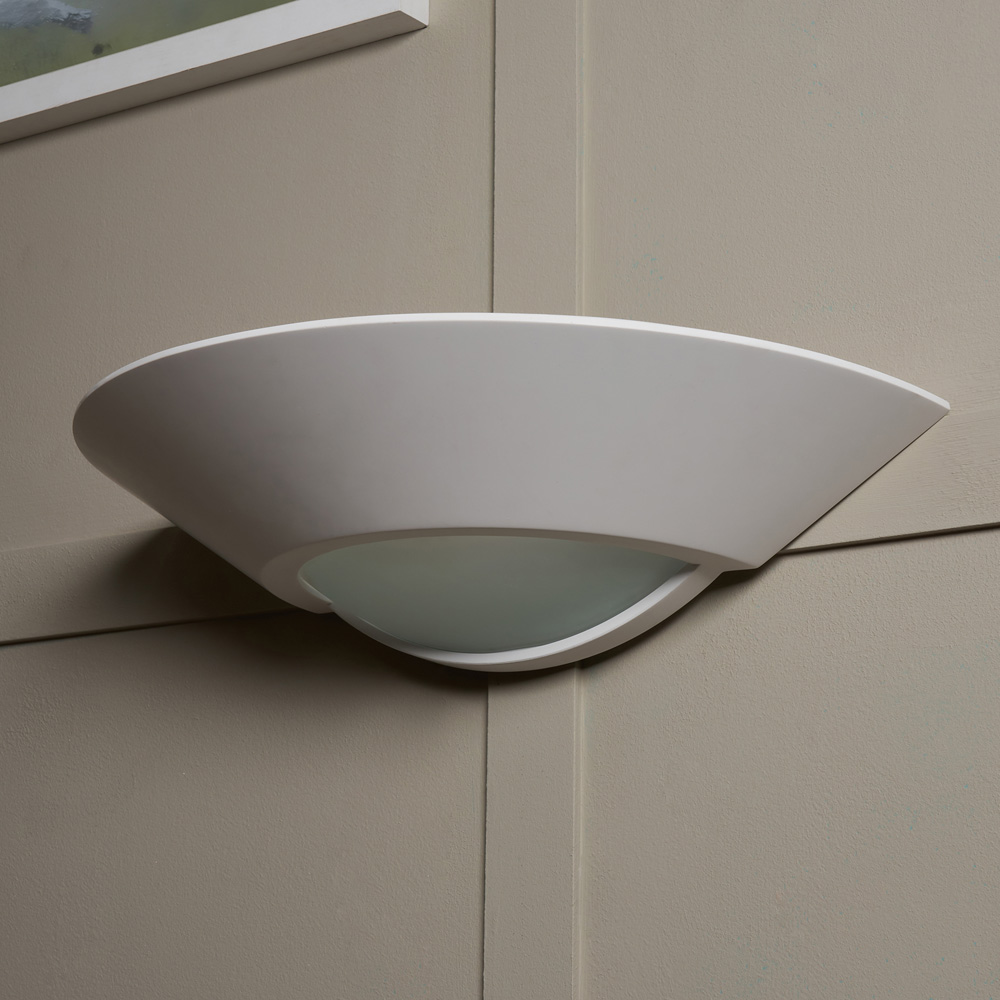 Inlight Polaris Paintable Plaster Wall Uplighter Image 6