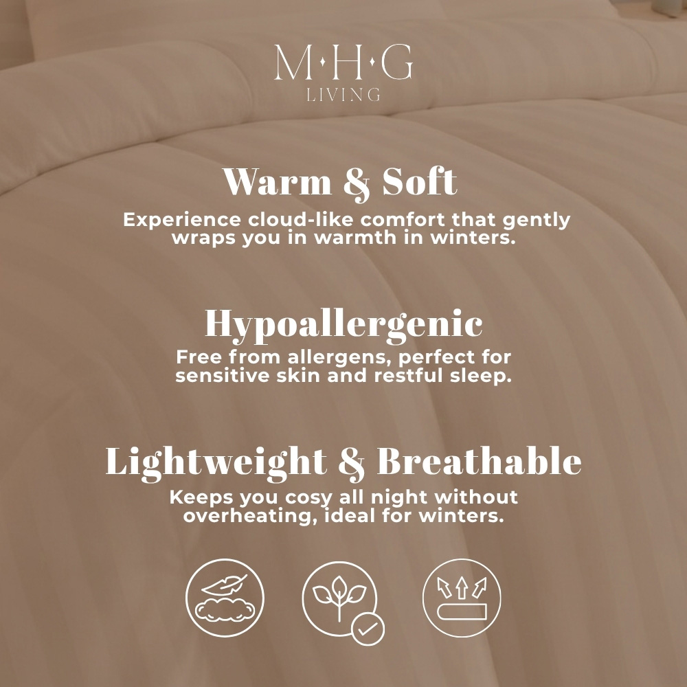 MHG Living King Size All Season Hollowfibre Duvet 10.5 Tog Image 9