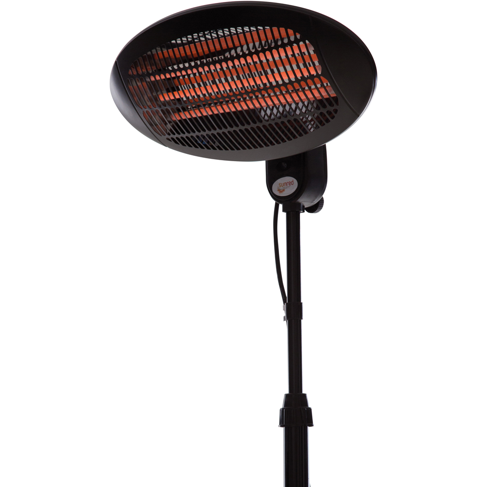 Sunred Elektra Black Quartz Standing Patio Heater 2000W Image 3