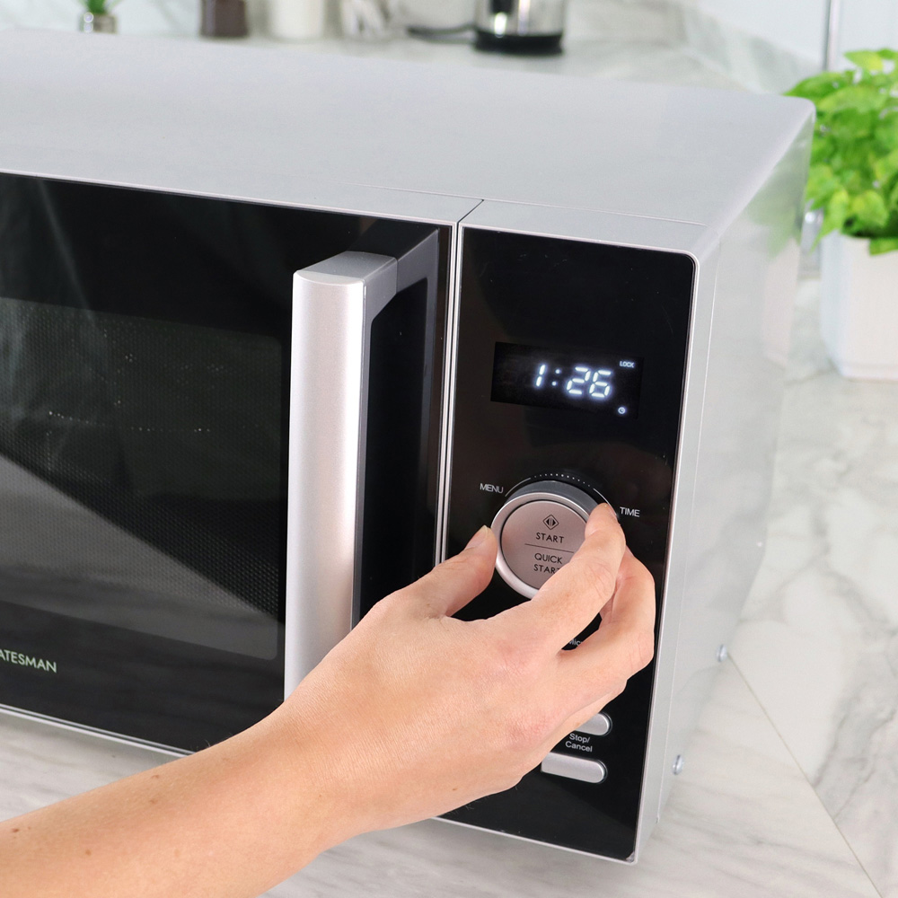 Statesman SKMS0923DSS Silver 23L Digital Solo Microwave 900W Image 4