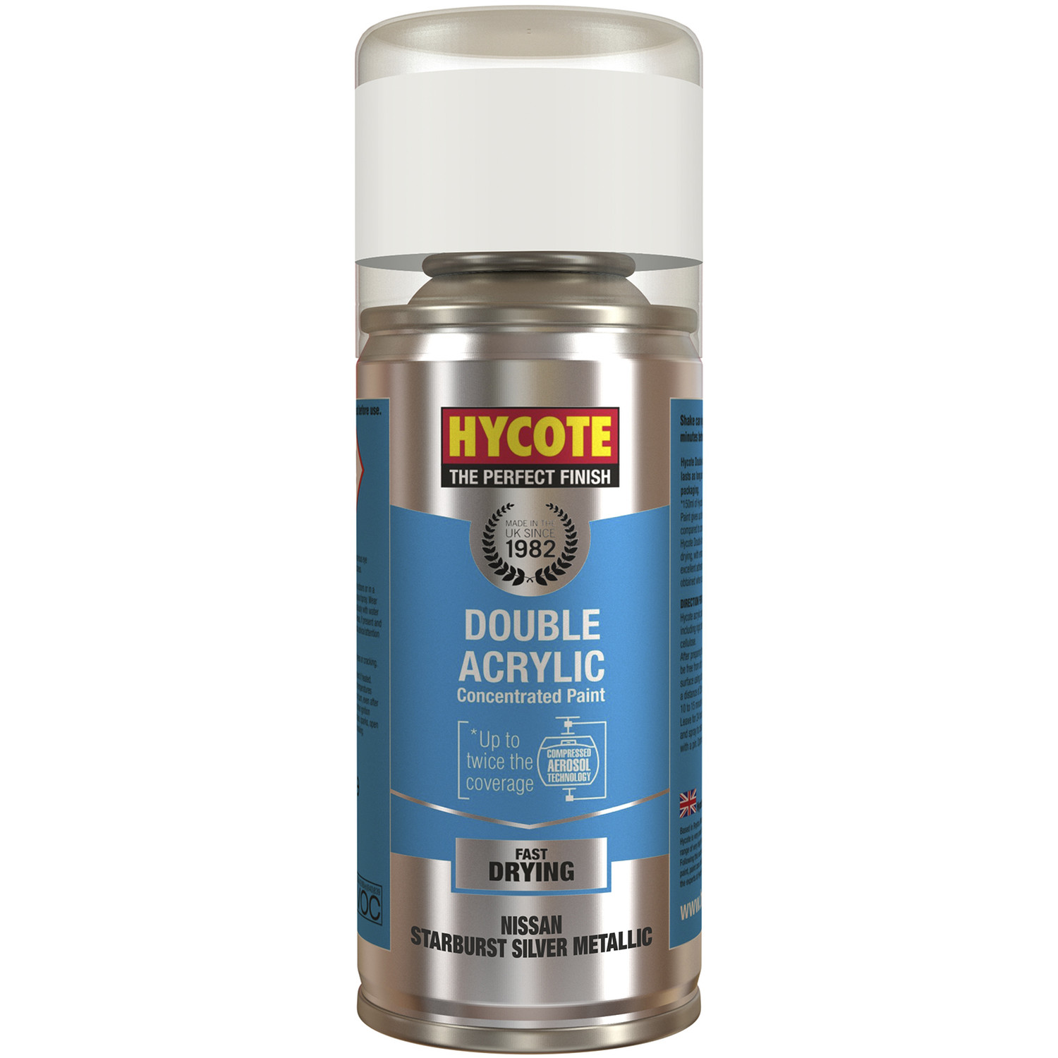 Hycote Nissan Double Acrylic Paint - Black Metallic Image