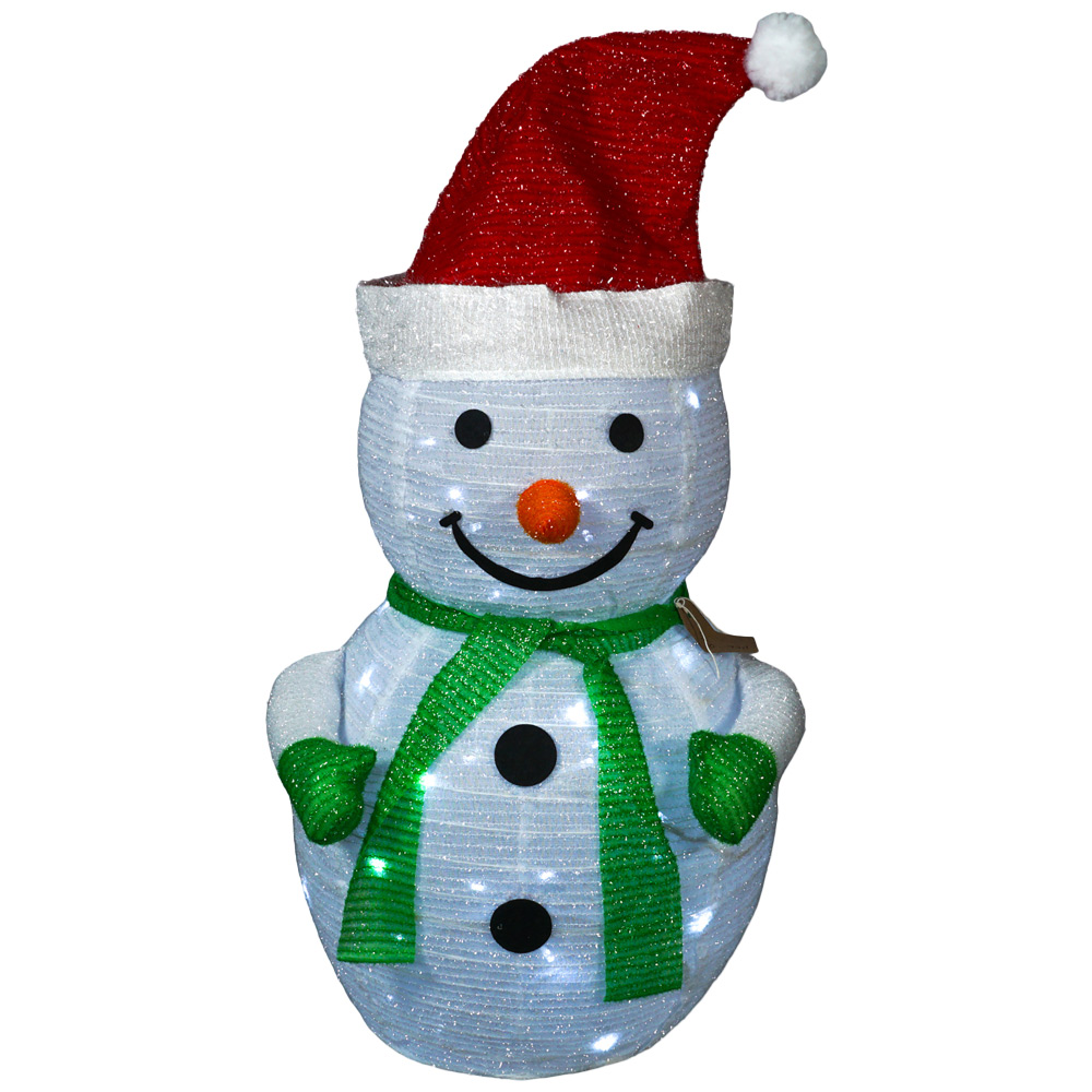 St Helens LED Multicolour Light Up Snowman 70cm Image 3