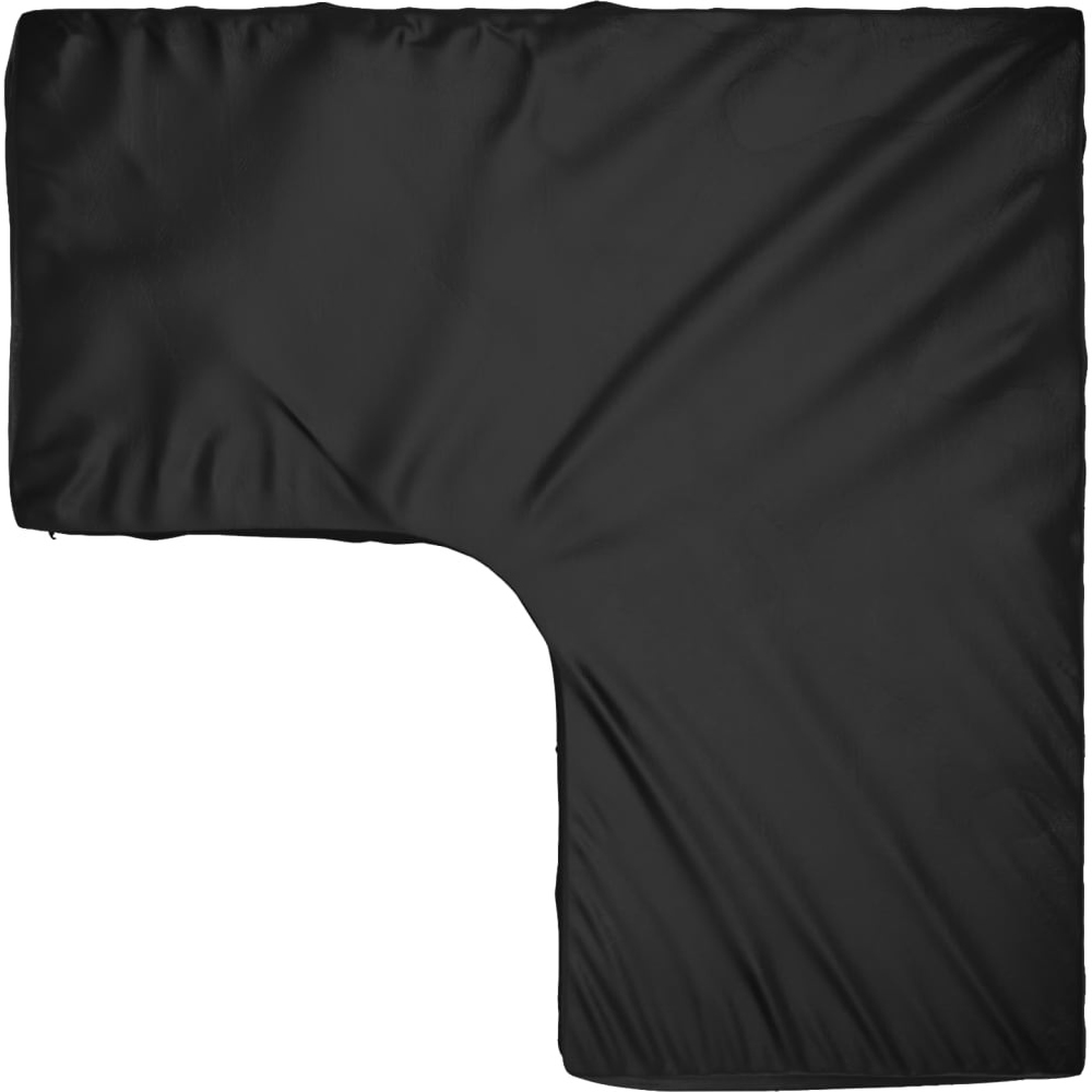Walplus Black Eyelet Garden Furniture Cover with 12 Eyelets 70 x 185 x 185cm Image 6