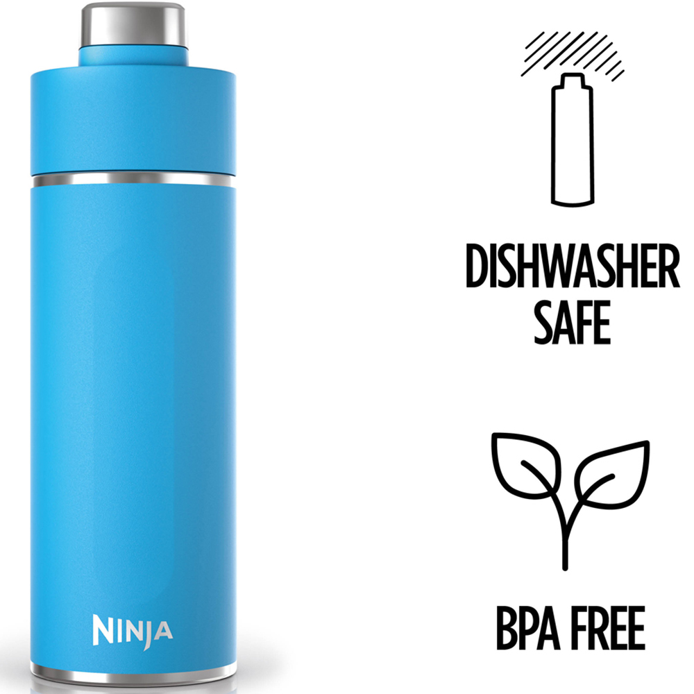Ninja Thirsti Tropical Blue Travel Bottle 530ml Image 6