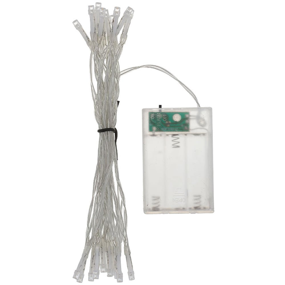 Living and Home Golden Ornaments and Star Topper Mini Christmas Tree with LED String Light 1.9ft Image 6