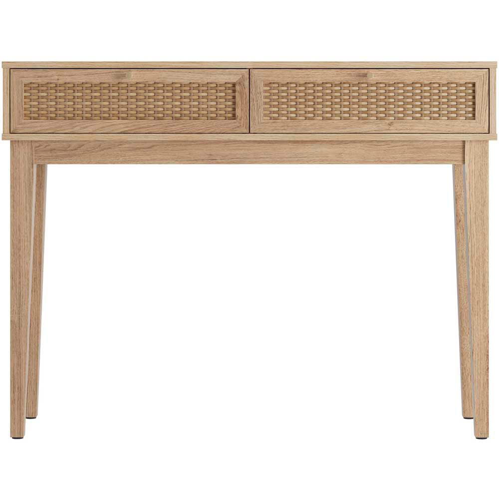 Bordeaux 2 Drawer Oak Dressing Table Image 3