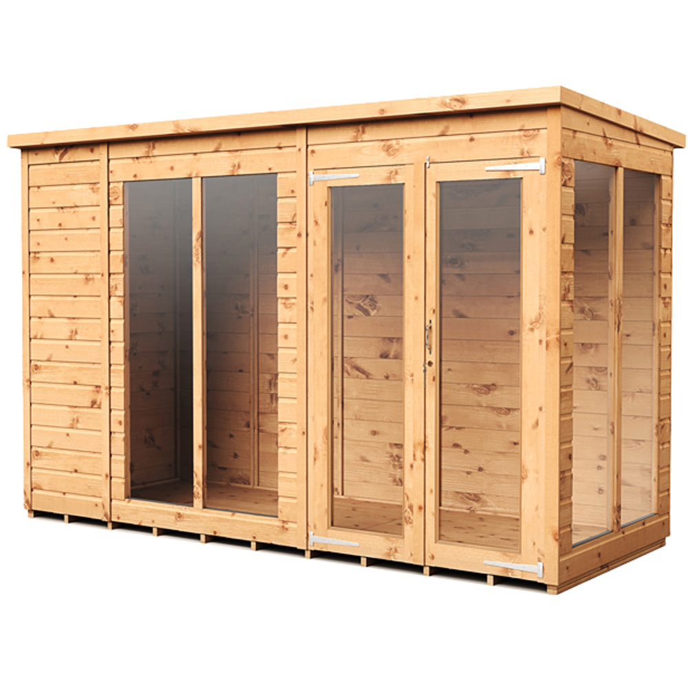Empire Sheds 10 x 4ft Double Door Tongue and Groove Pent Summerhouse Image 1