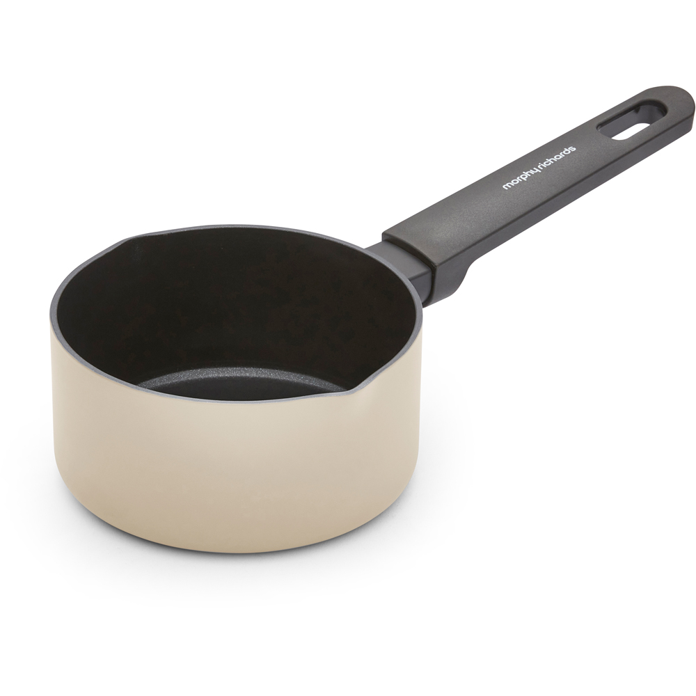 Morphy Richards Cream Recycled Aluminium 5 Piece Saucepan Set Image 5