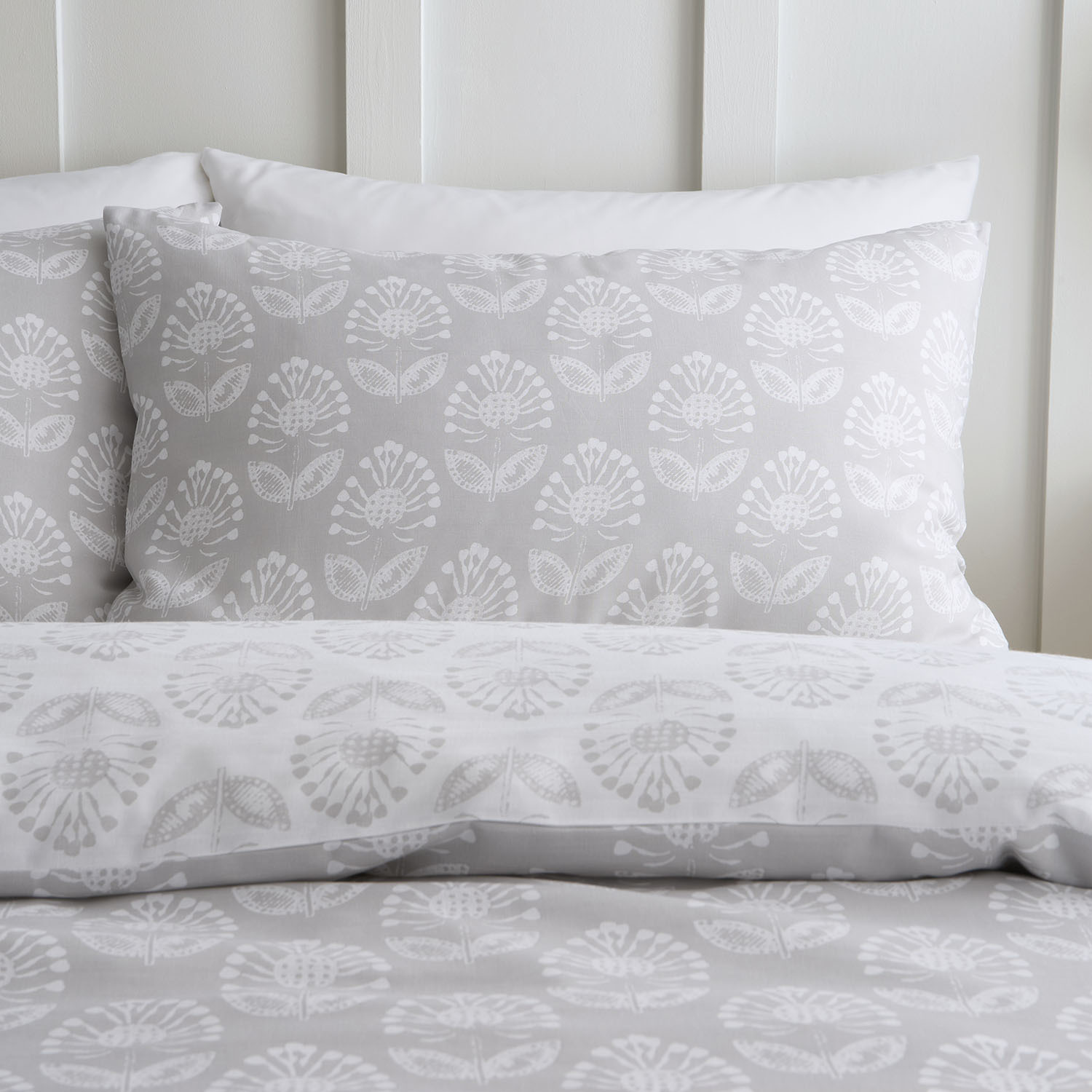 Keira Duvet Set Grey Double Image 3