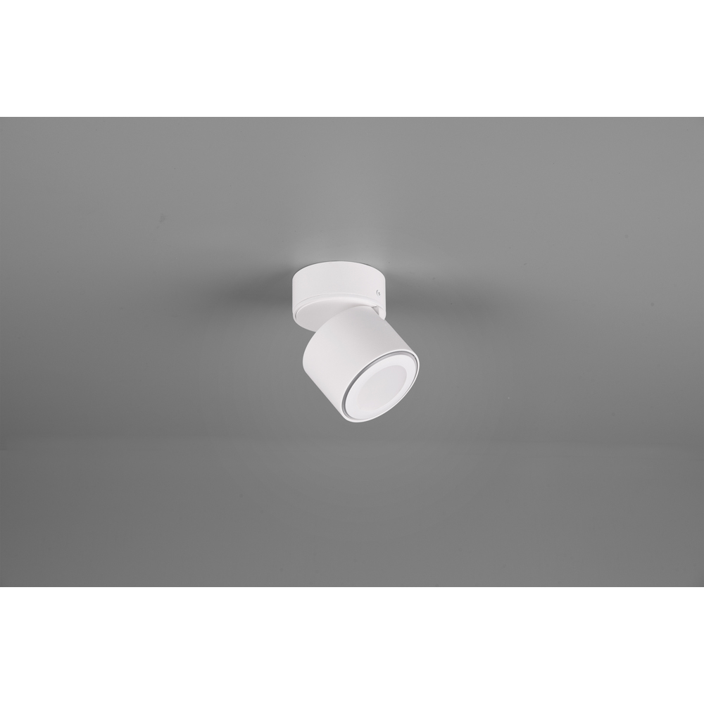 TRIO Taurus White Matt Integrated LED Ceiling Light Image 7