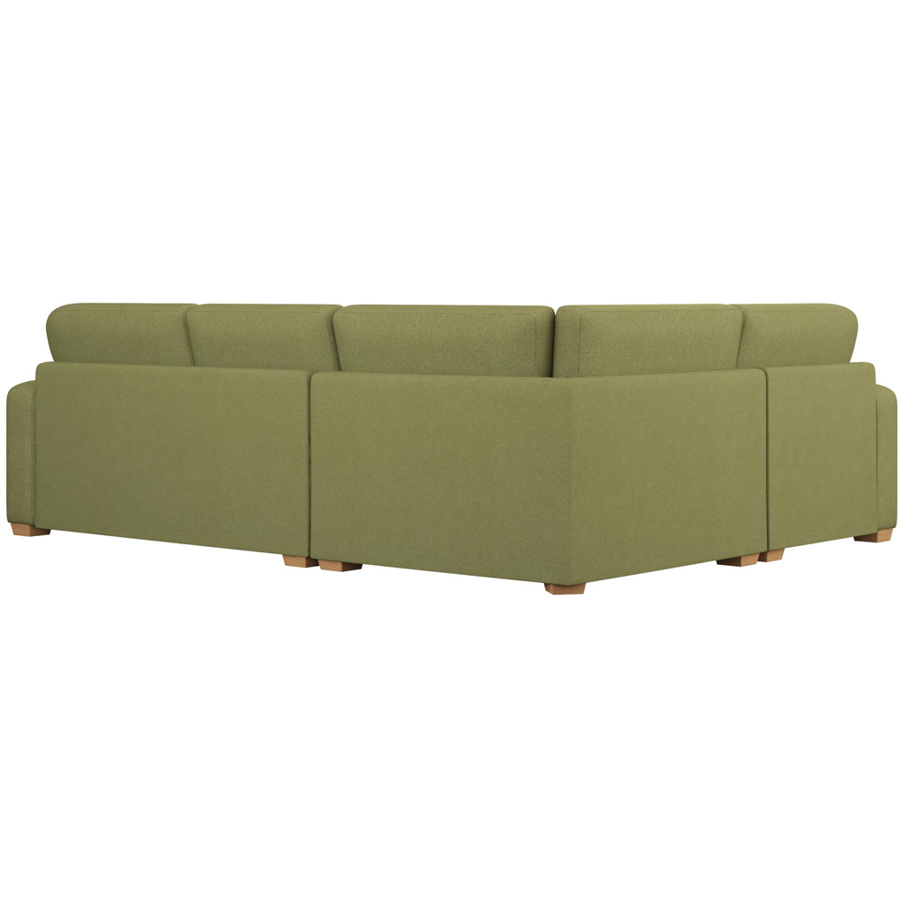 Theadford 3 Seater Venice Olive Fixed Back Left Hand Corner Sofa Image 4