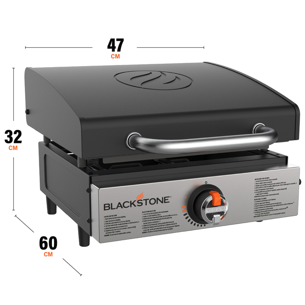 Blackstone 257-2143EU Tabletop Griddle with Hood 17 inch Image 6