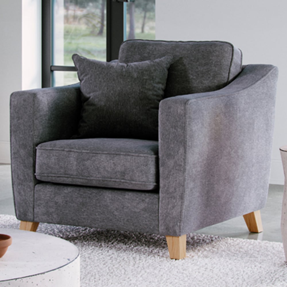 Marlon City Steel Armchair Image 1