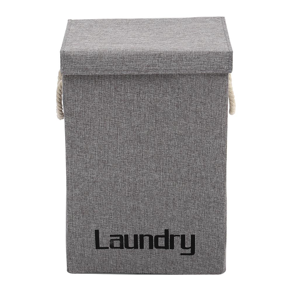 Folding Laundry Baskets with Lid Image 4