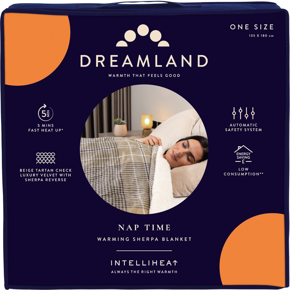 Dreamland Naptime Warming Sherpa Blanket 135 x 180cm Image 3