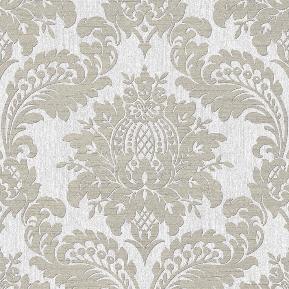 Boutique Archive Damask Grey Wallpaper Image 1