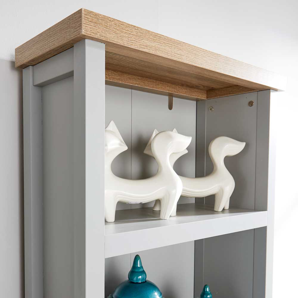 Home Source Avon 5 Tier Grey Tall Storage Unit Image 3