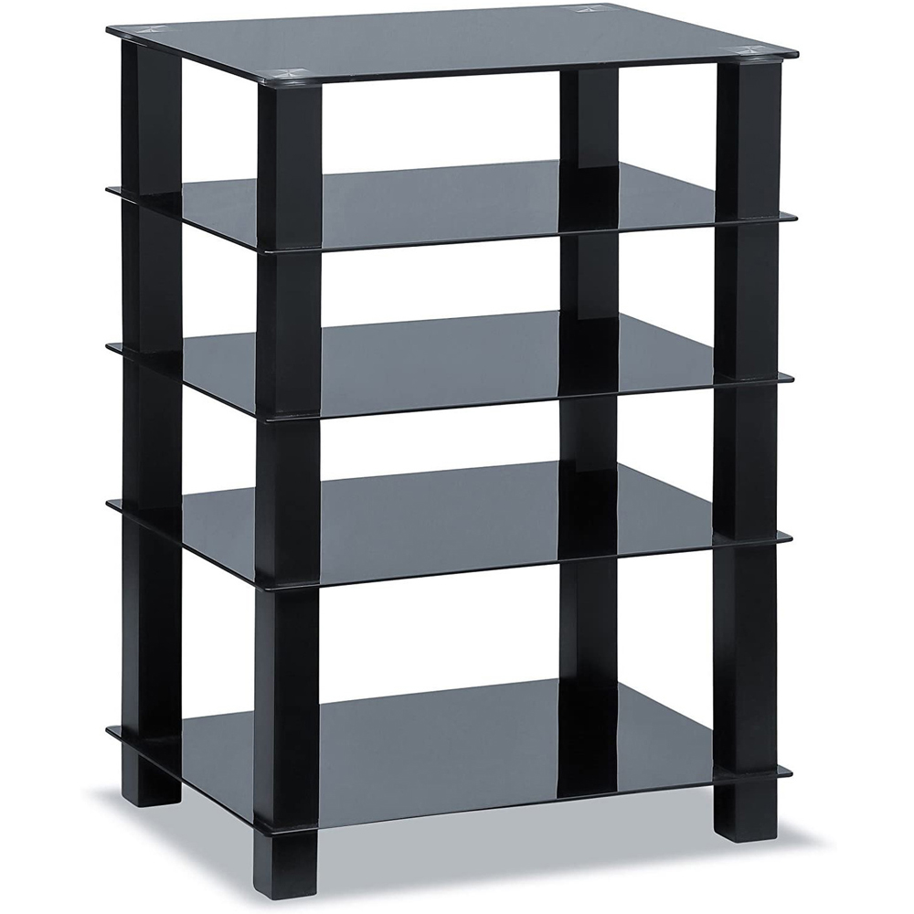Centurion Supports Trinity Gloss Black 5 Shelf TV Unit Image 4