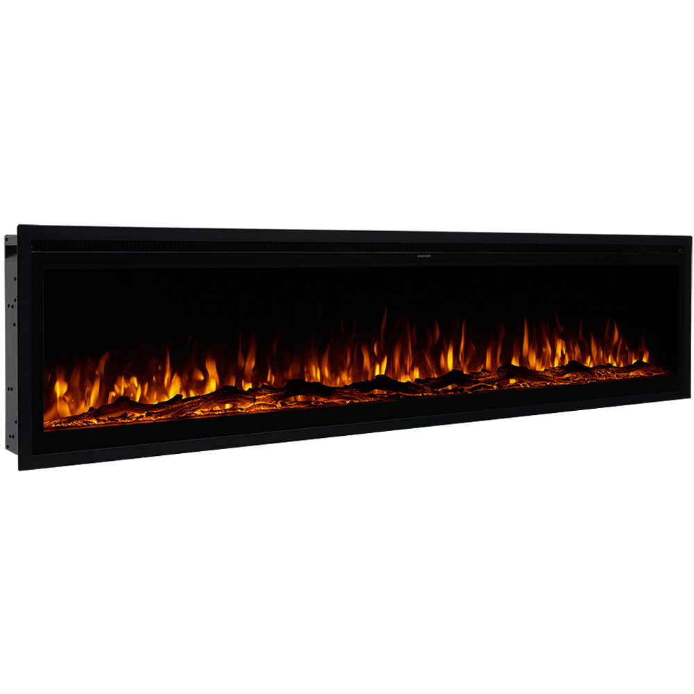 Living and Home Black Electric Fireplace 42 inch Image 4