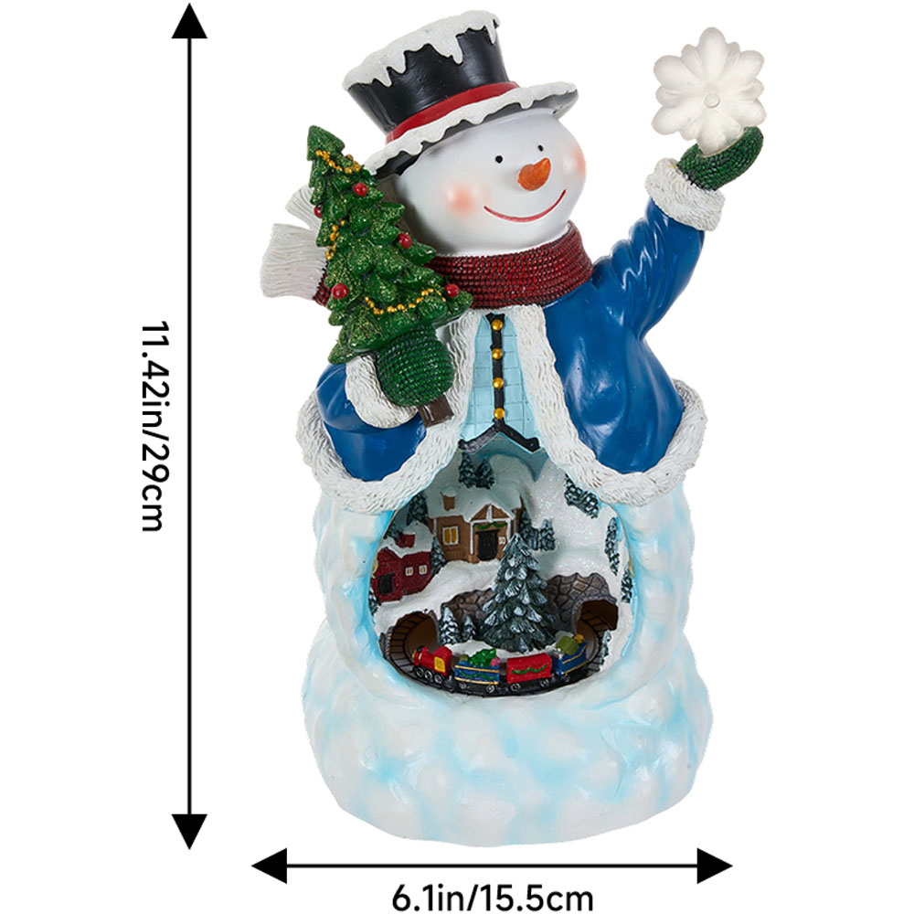 Living and Home Snowman LED Music Box Image 8