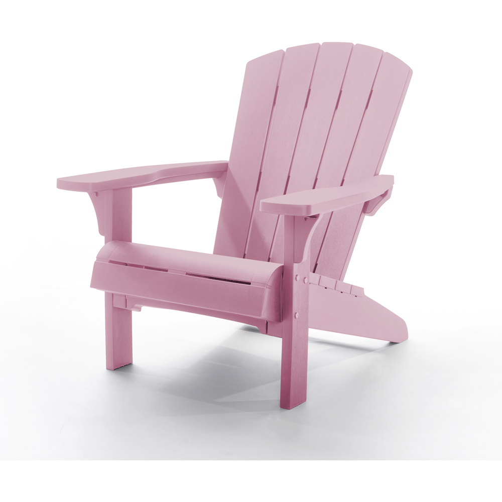 Keter Troy Old Pink Adirondack Chair Image 2