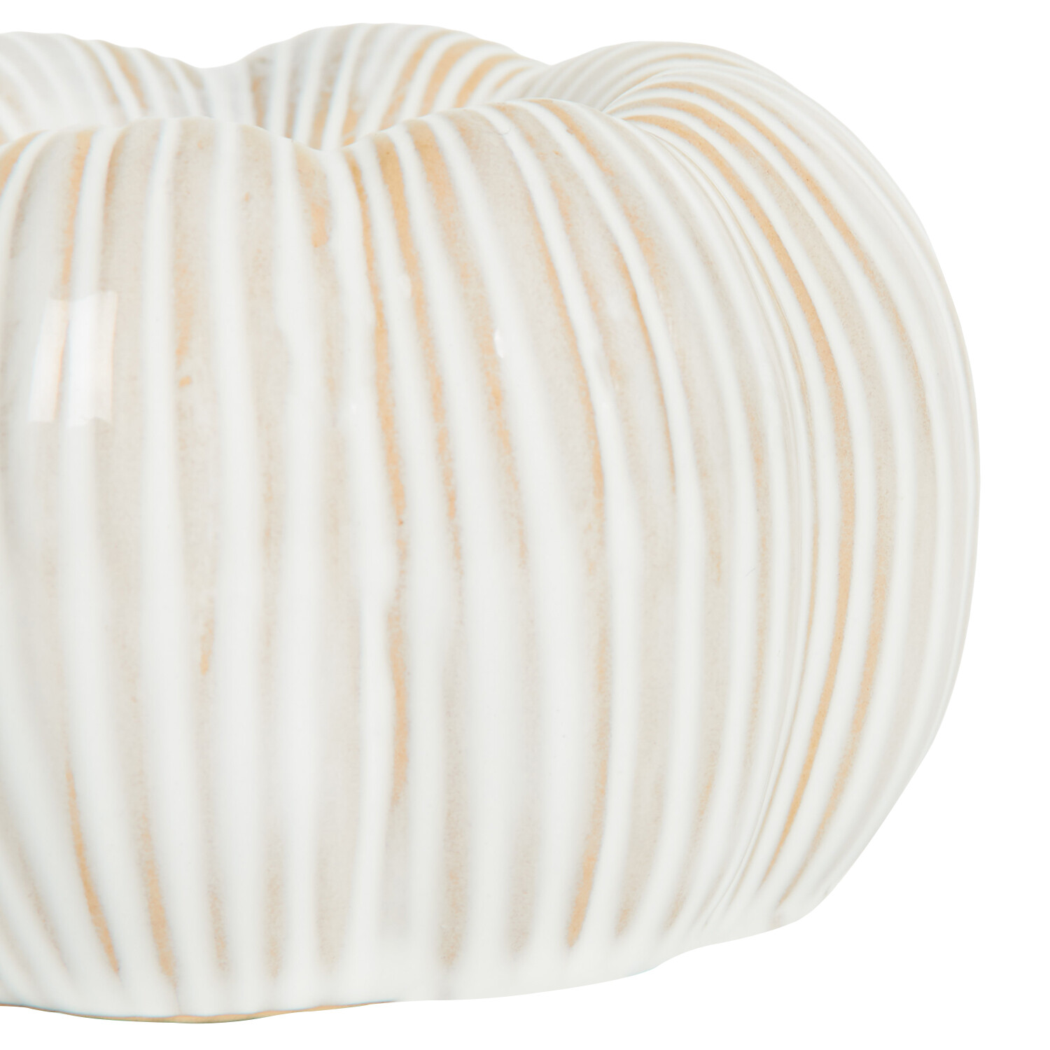 Assorted Pumpkin Tealight Holder Orange and White Image 6