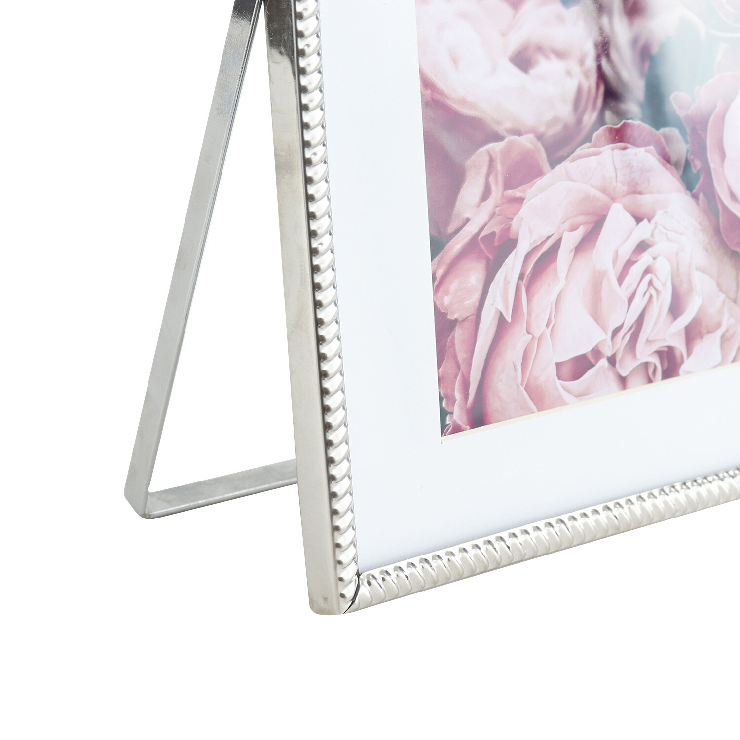 Penelope Metal Easel Frame - Silver / 10 x 8in Image 4