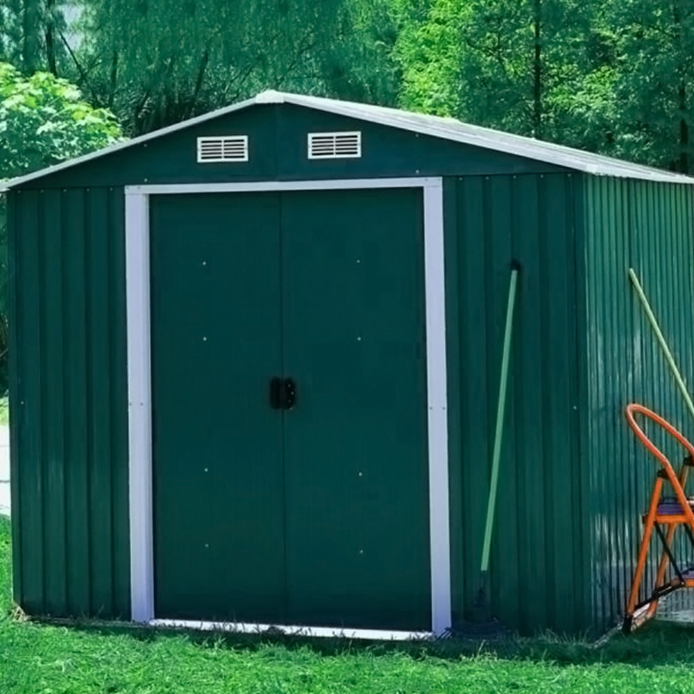 Living and Home Green Metal Corrugated Roofing Sheet Image 5