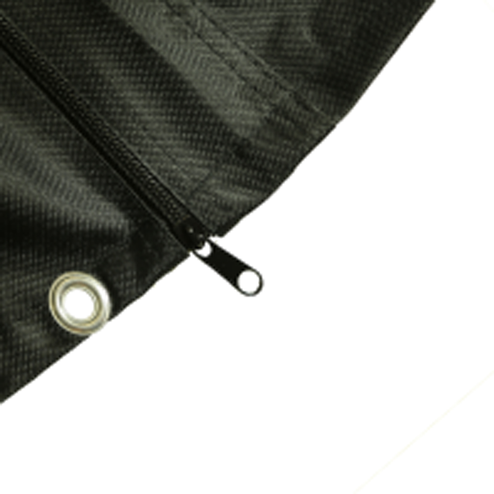 Charles Bentley 3 Seater Garden Swing Seat Cover Black Image 4