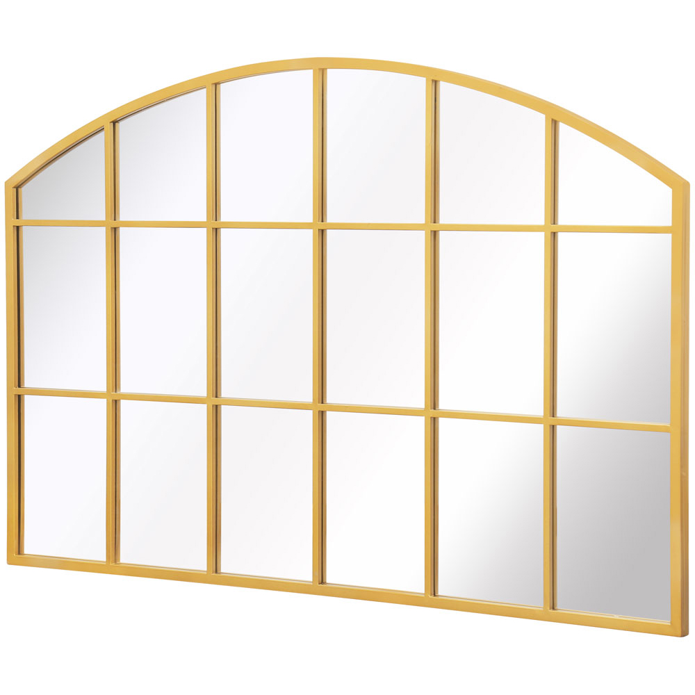 MirrorOutlet The Arcus Gold Framed Arched Garden Wall Mirror 110 x 75cm Image 3