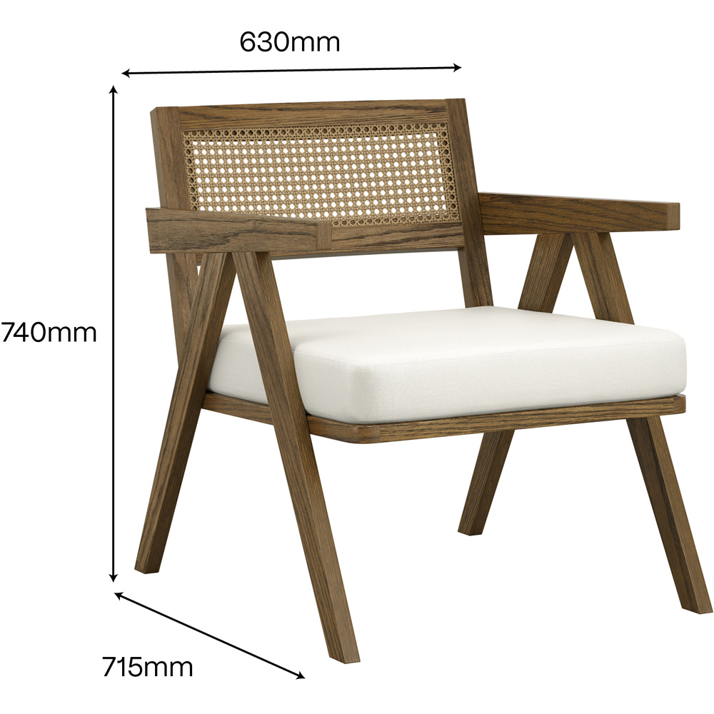 LPD Home Arizona Smoked and Ecru Accent Chair Image 8
