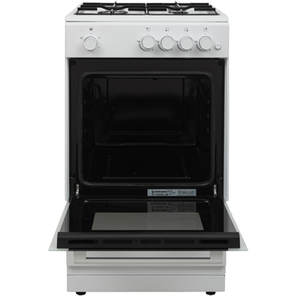 White Knight WK-ATSCG50W 50cm White Single Cavity Gas Cooker Image 2
