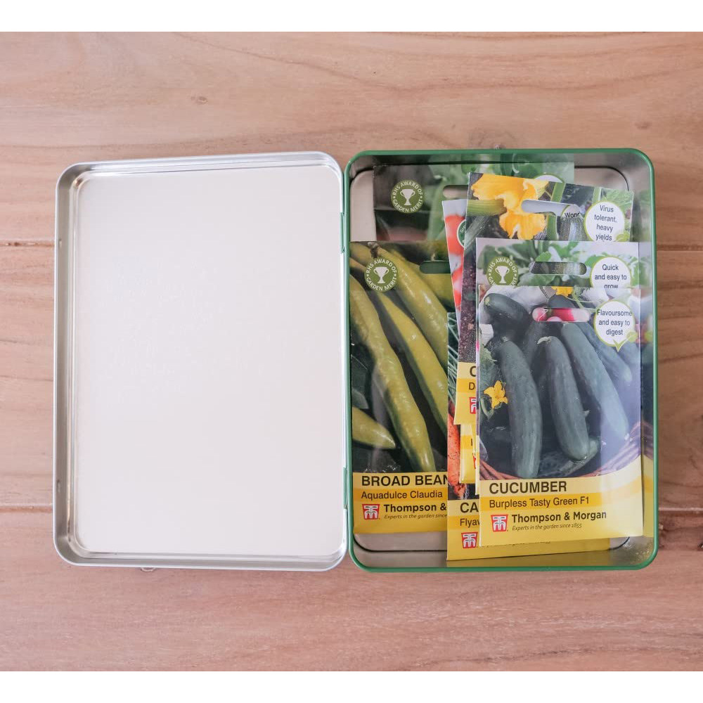 Thompson & Morgan Hard Good Seed Collection Tin with Veg Seed Image 7