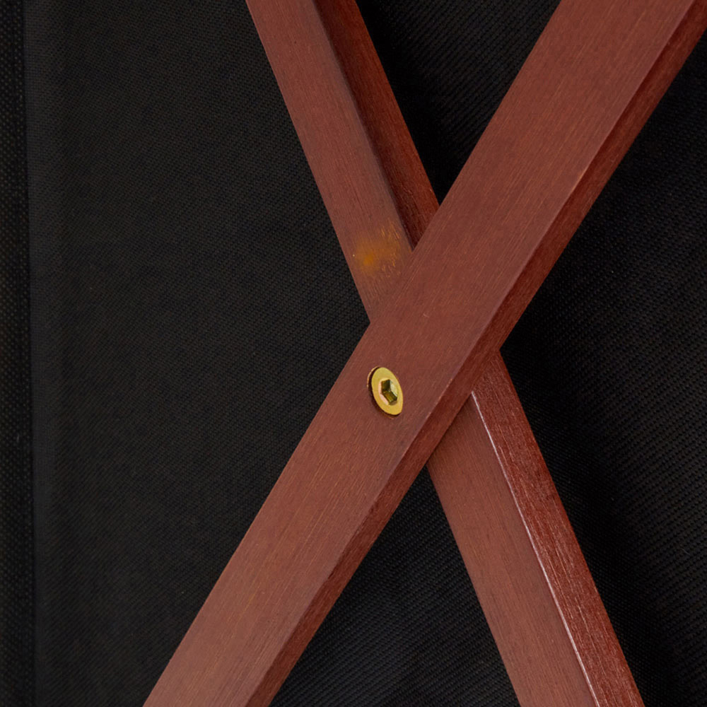 Wilko Folding Laundry Hamper Black Image 4