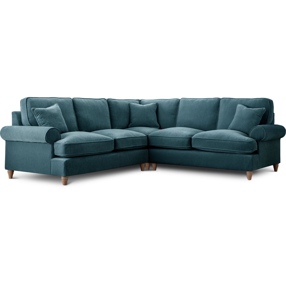 The Victoria Large Emerald Corner Sofa Image 2