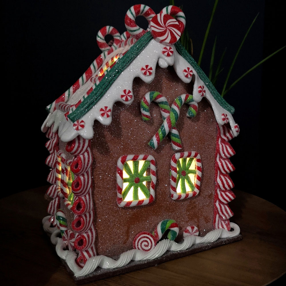 Samuel Alexander LED Gingerbread Candy Chalet Christmas Decoration 23cm Image 7