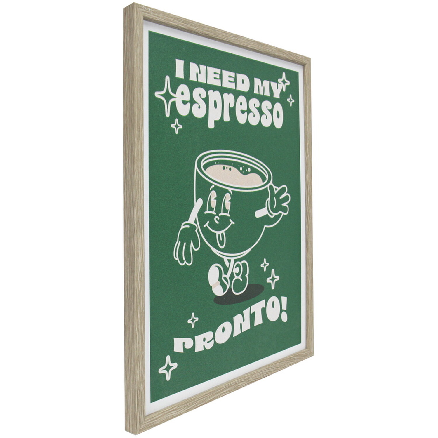 Espresso Graphic Framed Art Image 2